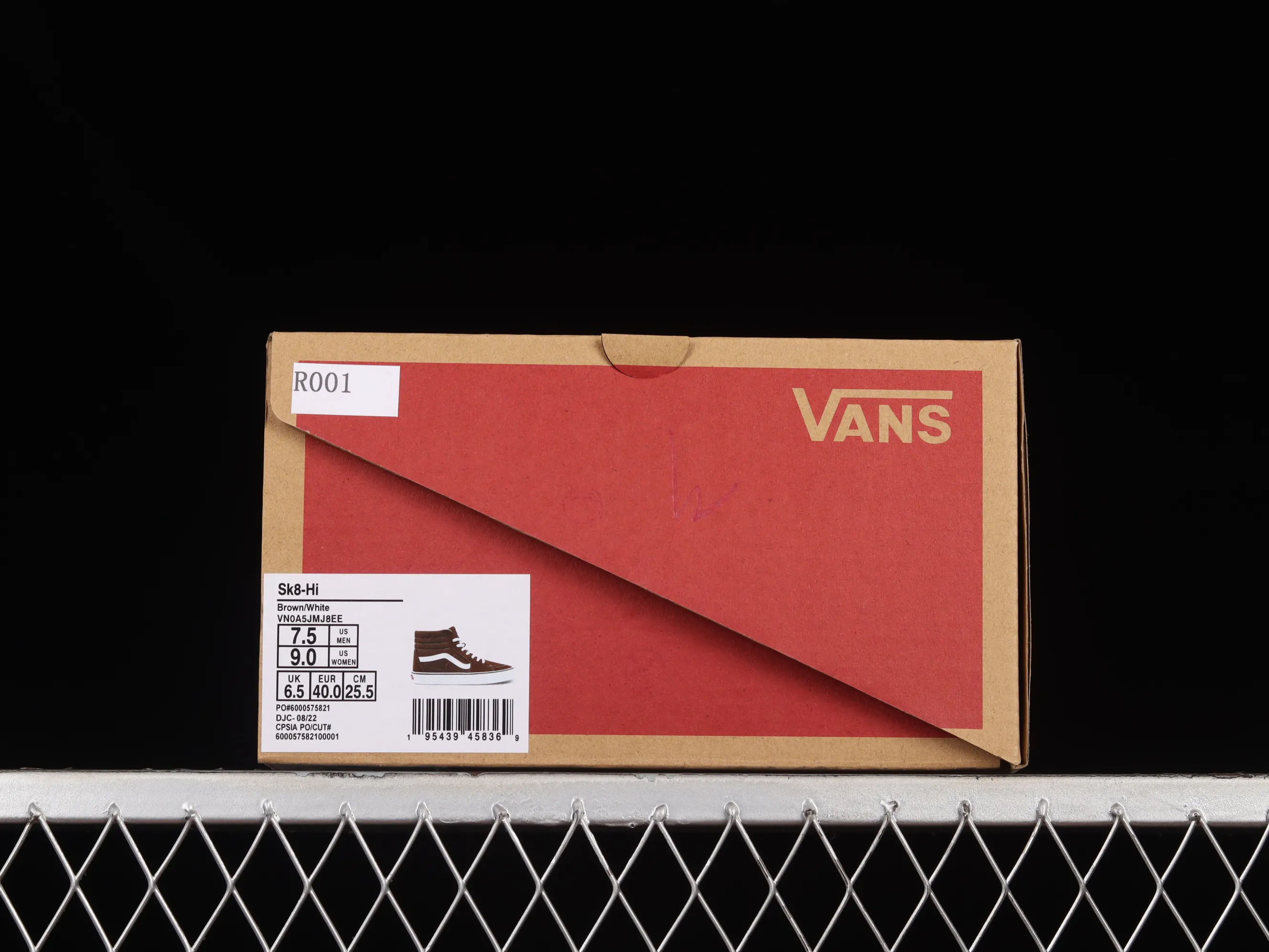 All Categories Vans Vans Series Vans Hi Vans High Top Vans Sk8-Hi Mocha Brown Vans Official Japanese Style High Top Casual Canvas Shoes VN0A5JMJ8EE